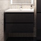 Style Line Мебель для ванной Даймонд 80 Люкс черная, PLUS подвесная – картинка-17